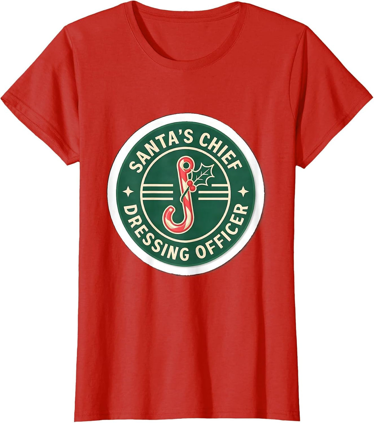 Santa's Chief Dressing Officer Occupational Therapy T-Shirt - Red