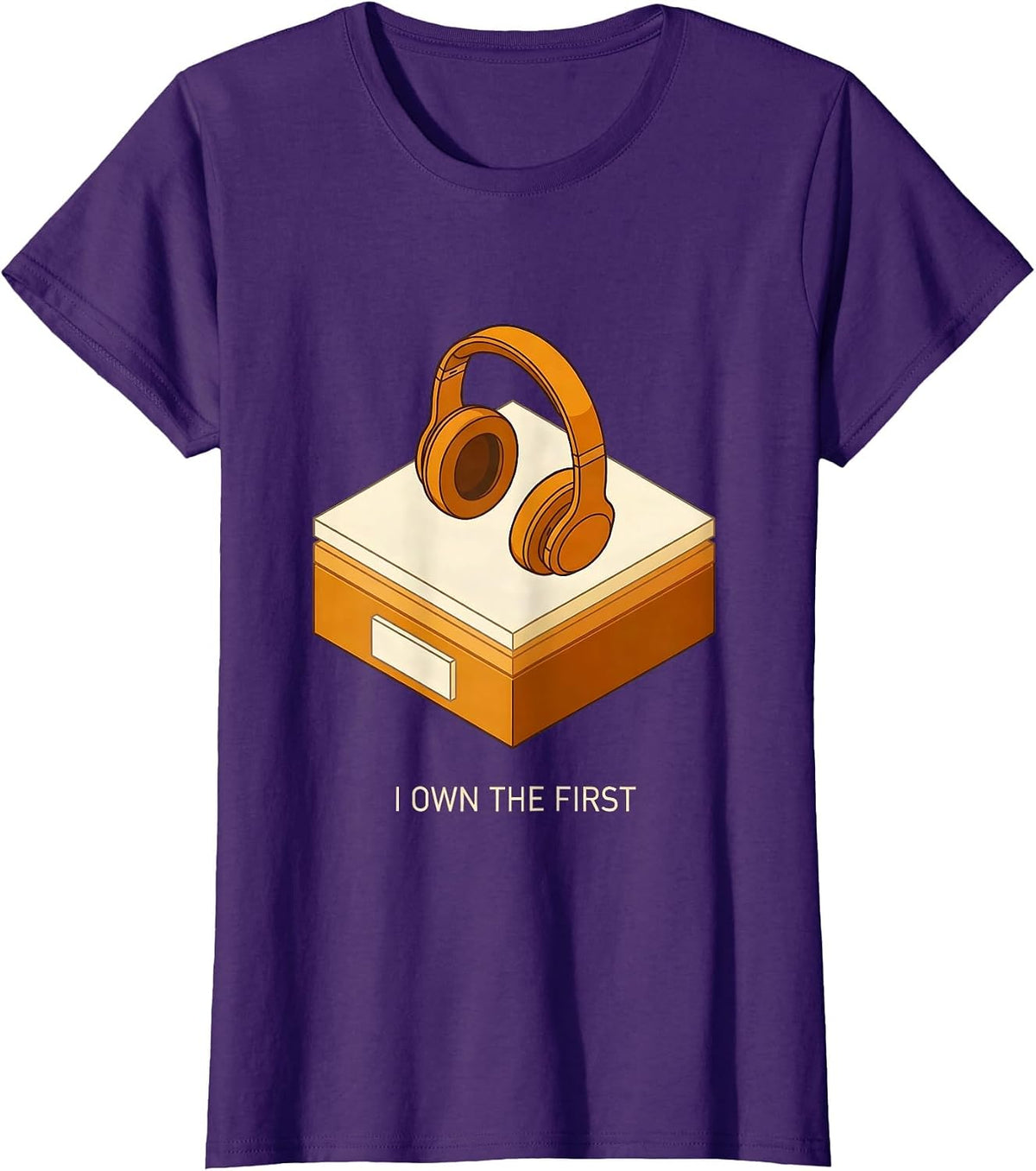 Women's I Own The First 911 Dispatcher Thin Yellow Line Pride T-Shirt - Purple