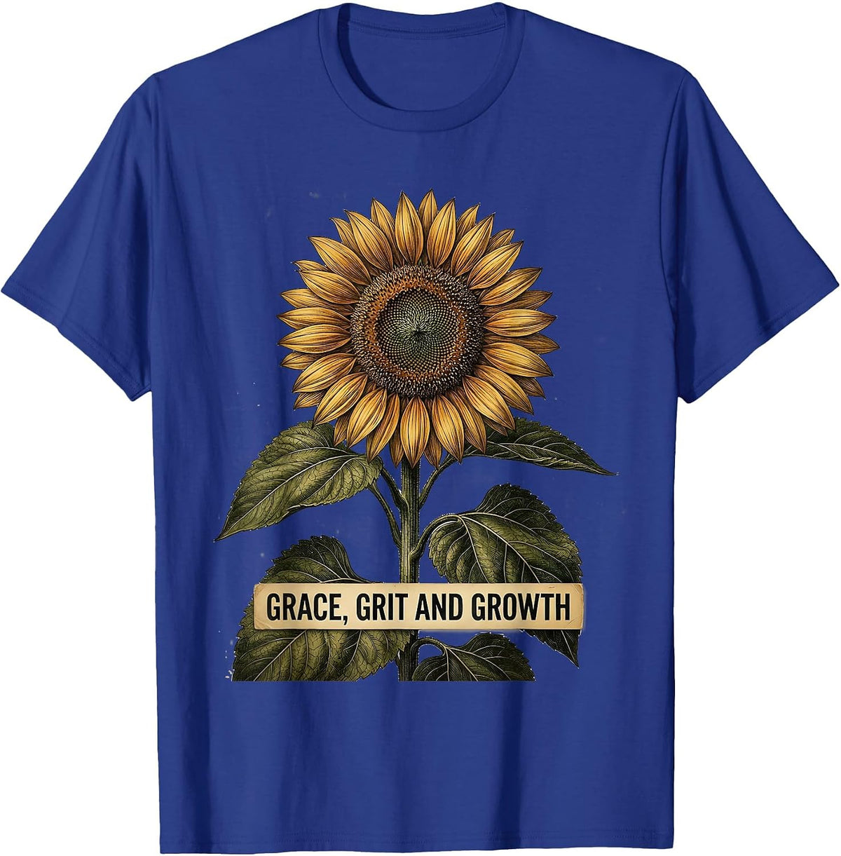 Men's Grace Grit and Growth Special Education Teacher T-Shirt - Royal Blue