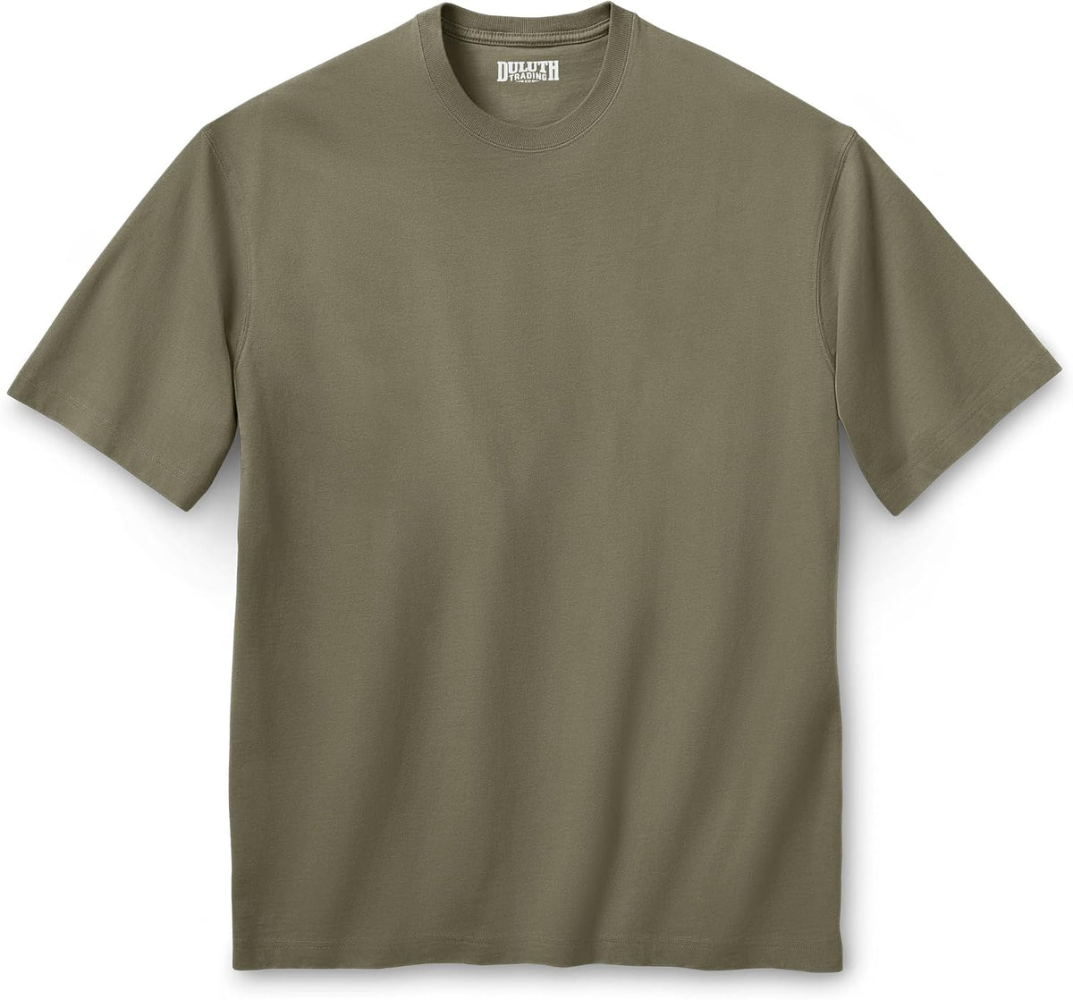 Duluth Trading Co Men's Longtail T Relaxed Fit Short Sleeve T-Shirt - Vintage Olive