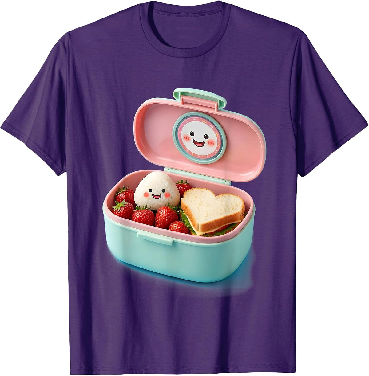 Fifth Grade Lunchbox Favorite Meal Illustration T-Shirt - Purple