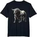 Bull Riding Rodeo | Bull T-Shirt - Black