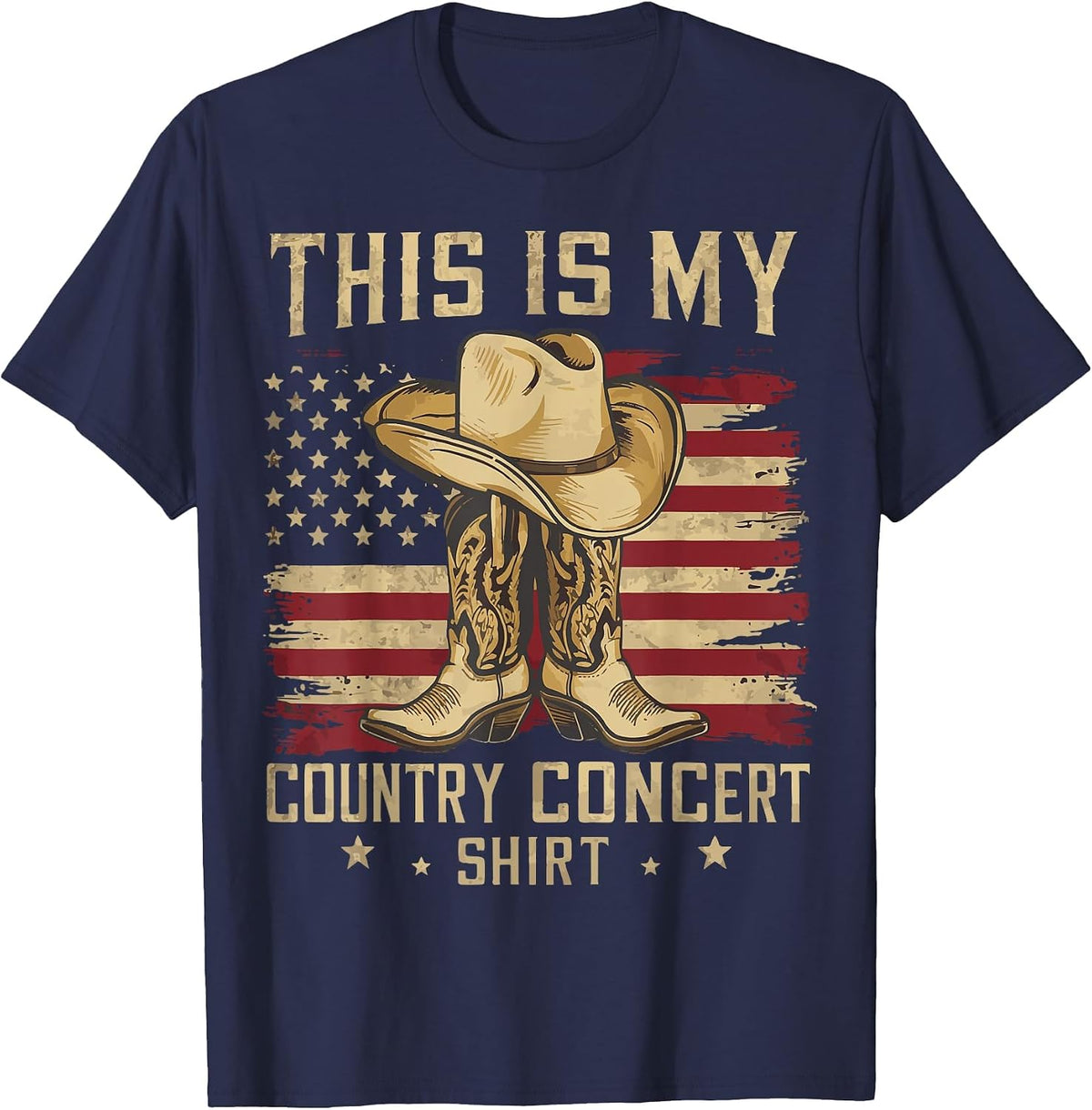 This is My Country Concert T-Shirt - Navy Blue