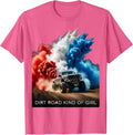Dirt Road Kind of Girl Country Girl Design T-Shirt - Pink Heather