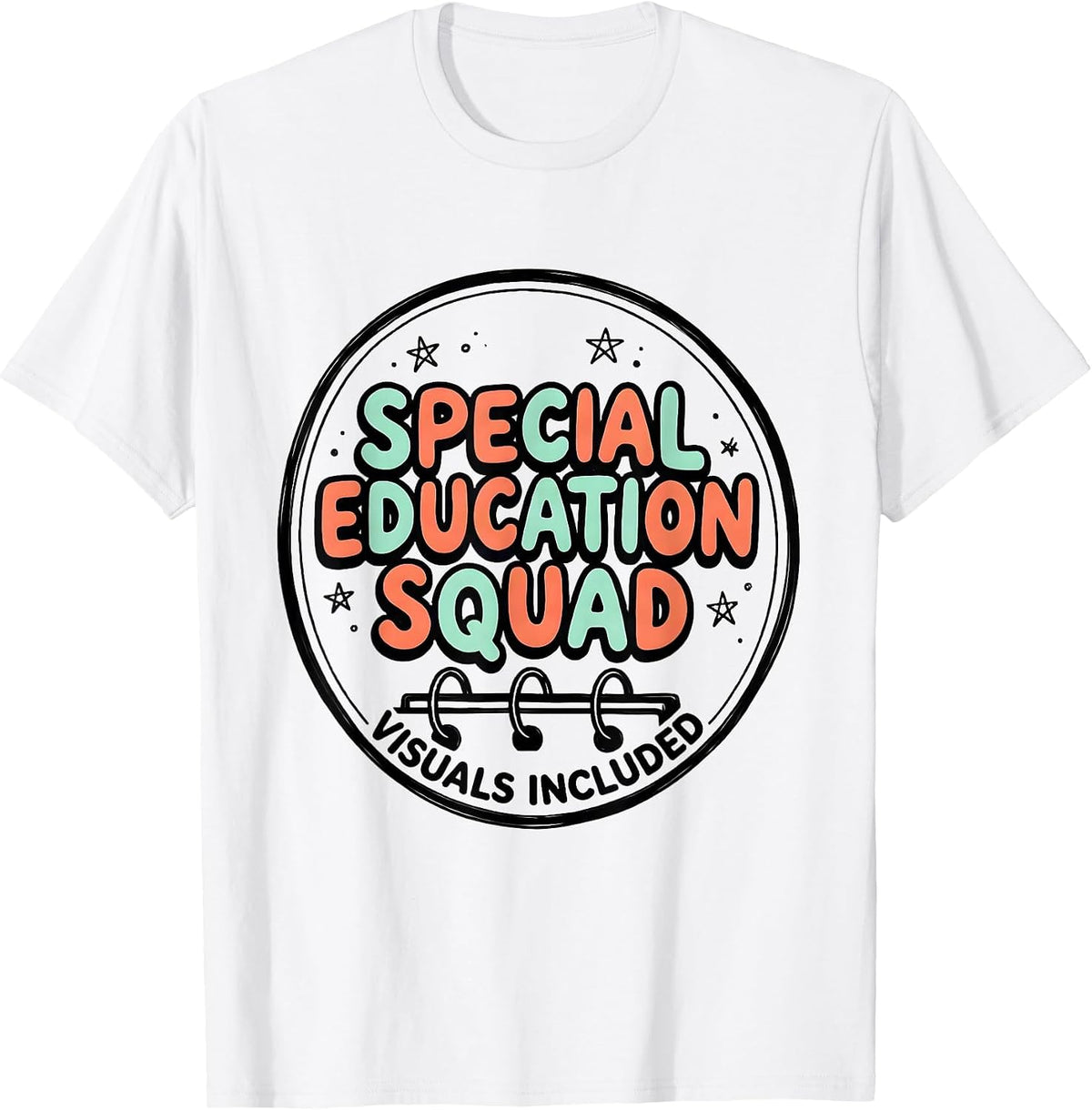 Men's Special Education Squad Teacher Pride T-Shirt - White