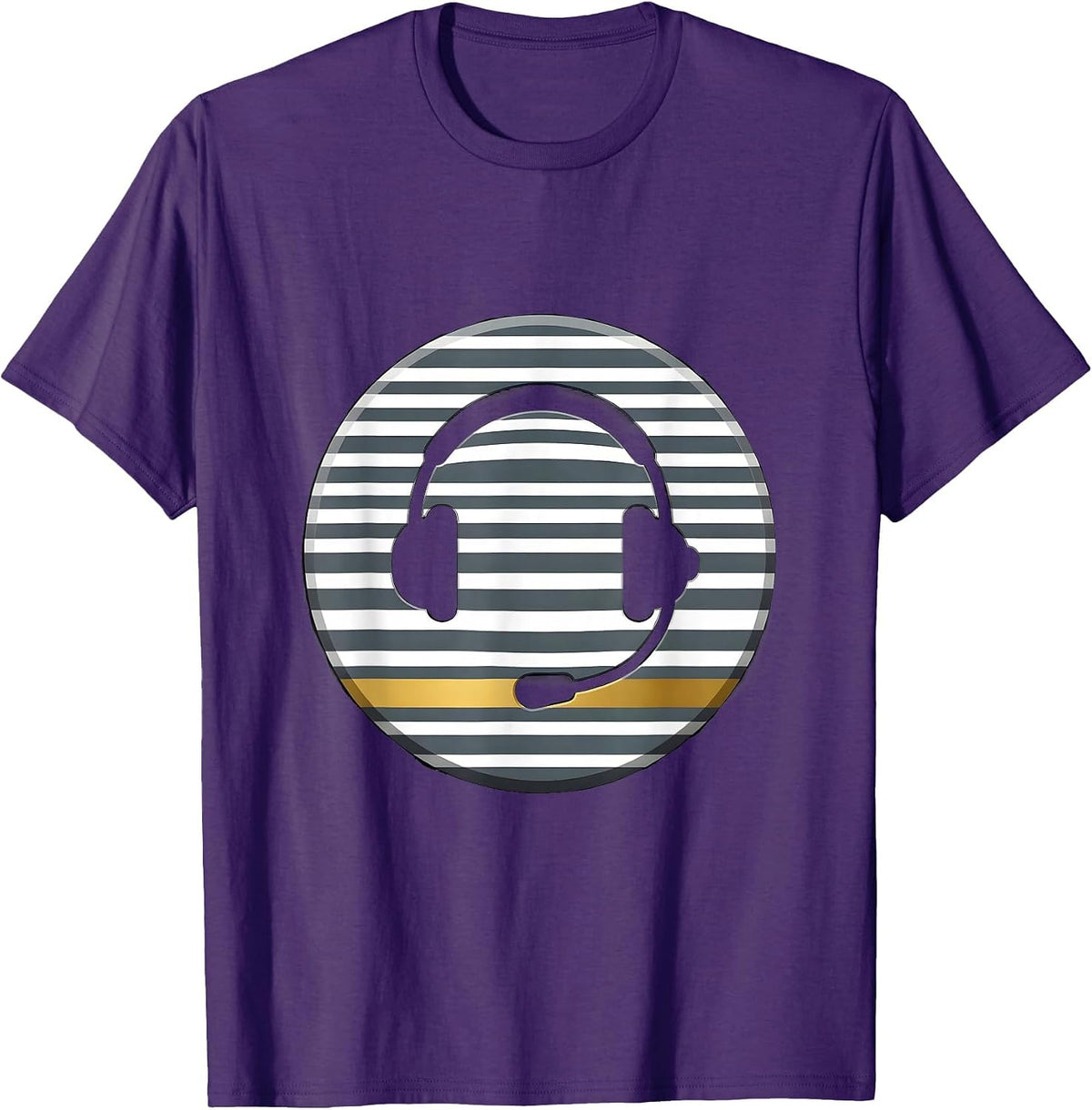 Sealed Thin Gold Line Tribute 911 Dispatcher T-Shirt - Purple