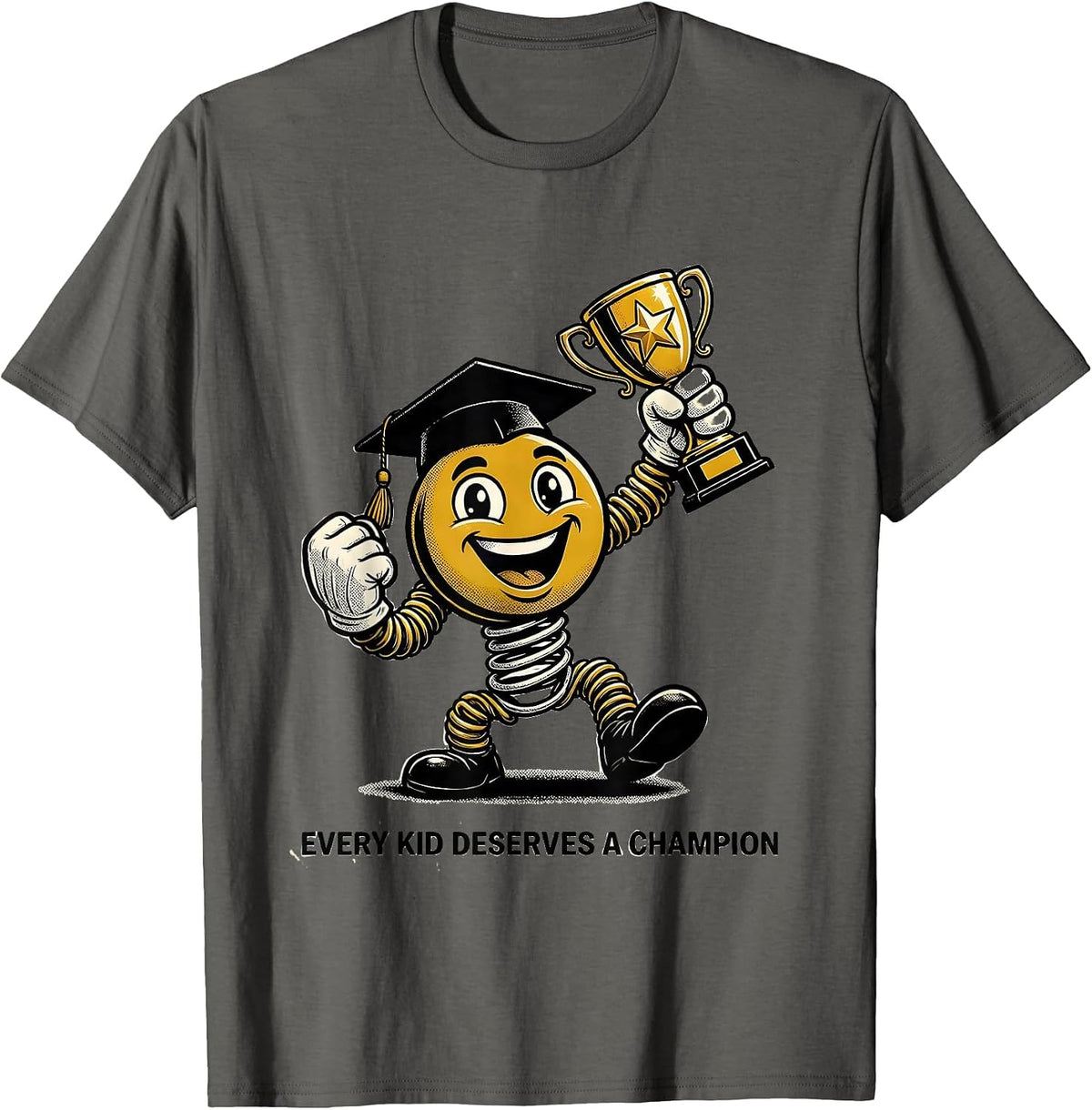 Every Kid Deserves A Champion Sped Teacher T-Shirt - Asphalt Grey