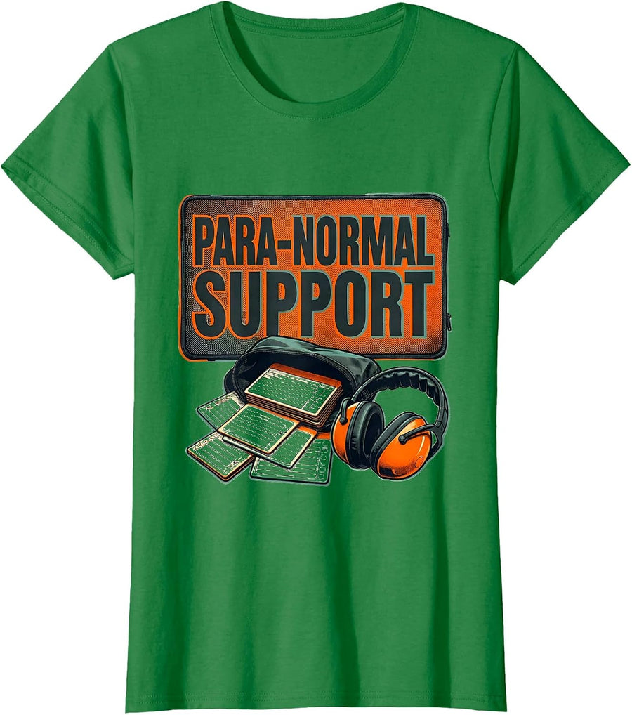 Women's Para-Normal Support Funny Paraprofessional Goose SPED T-Shirt - Kelly Green