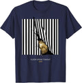 Floor Opens Tonight, 1974 Retro 70s Disco Party Costume T-Shirt - Navy Blue