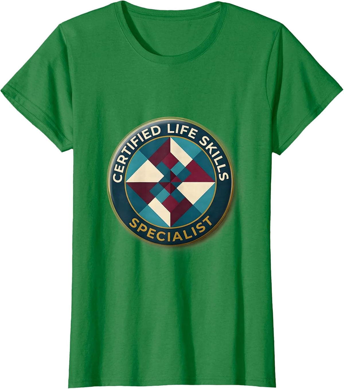 Certified Life Skills Specialist OT Design T-Shirt - Kelly Green