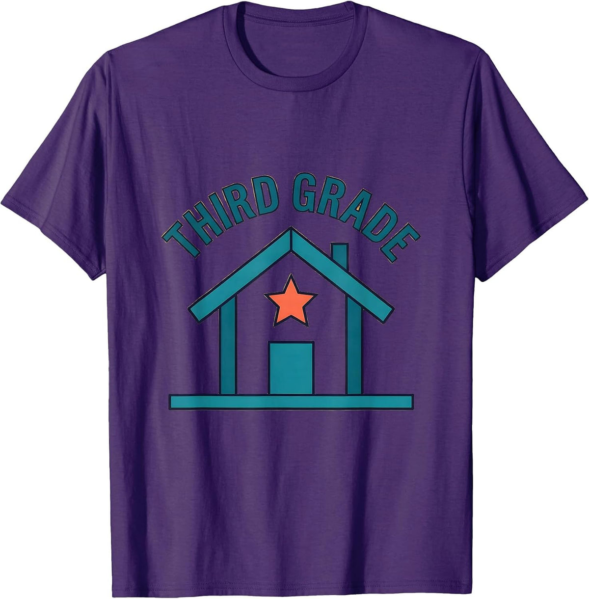 Men's Third Grade Preppy Teacher Back To School Girls T-Shirt - Purple