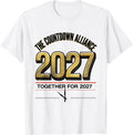 Men's The Countdown Alliance, Together For 2027 Family Matching T-Shirt - White