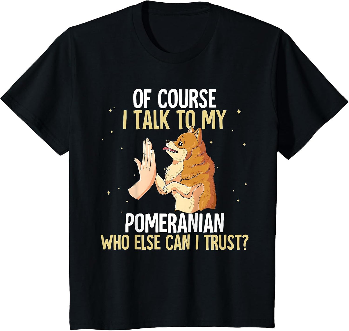 Pomeranian T-Shirt - Black