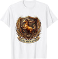 Men's Prairie Wind In My Hair Western Design T-Shirt - White