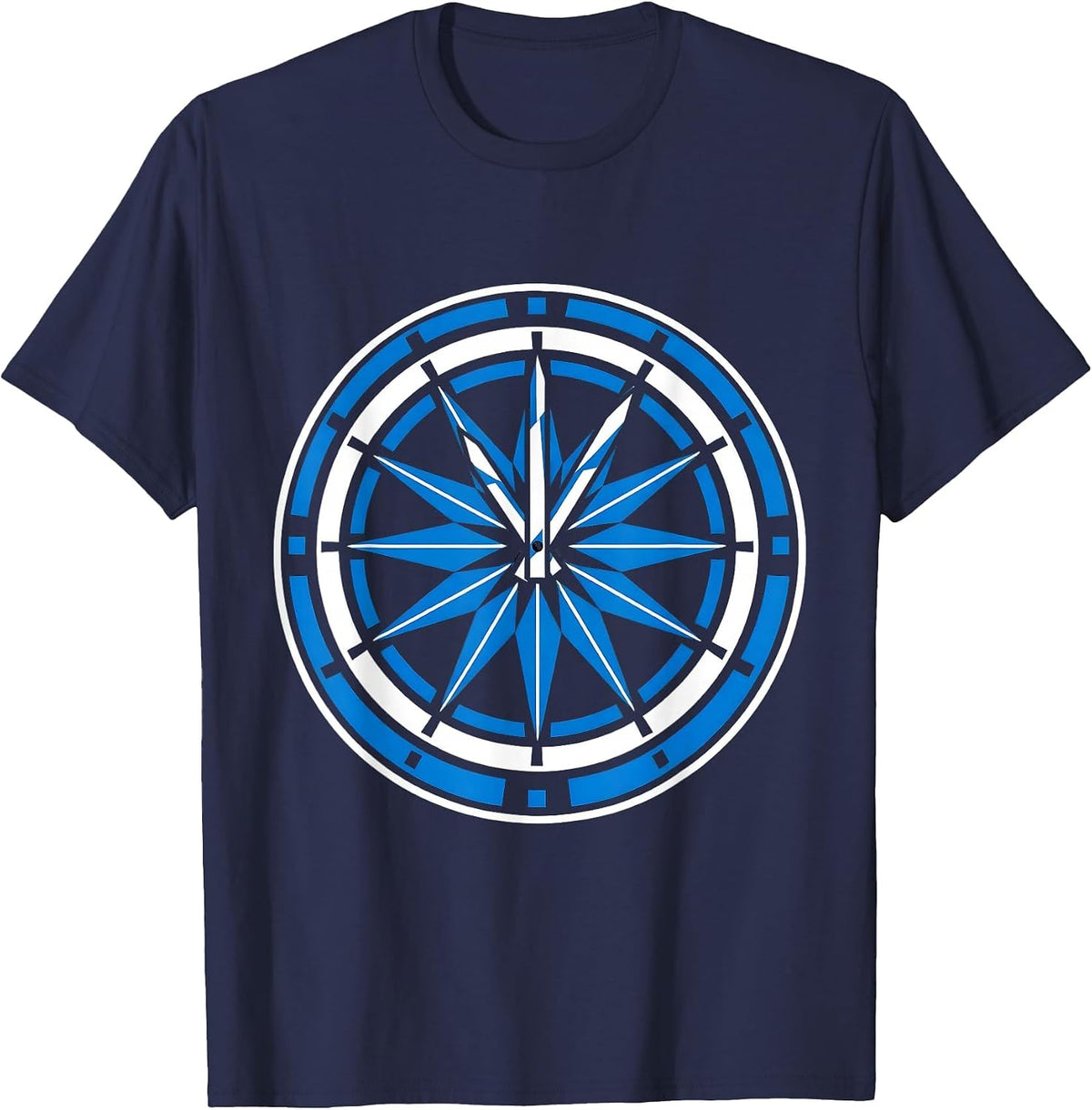 Y2K Millennium Countdown Clock Midnight Graphic T-Shirt - Navy Blue