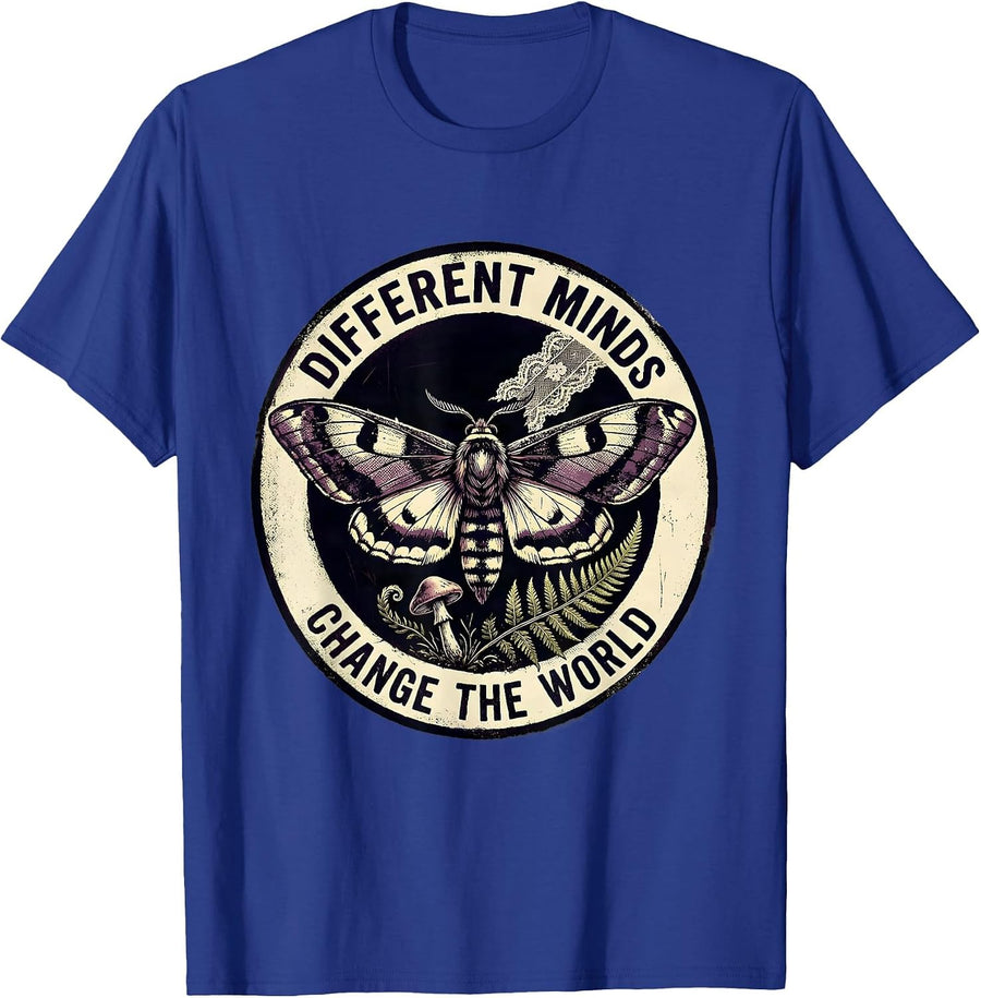 Different Minds Change The World Special Ed Teacher T-Shirt - Royal Blue