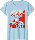 Women's Prairie Queen Forever Cowgirl Design T-Shirt - Baby Blue
