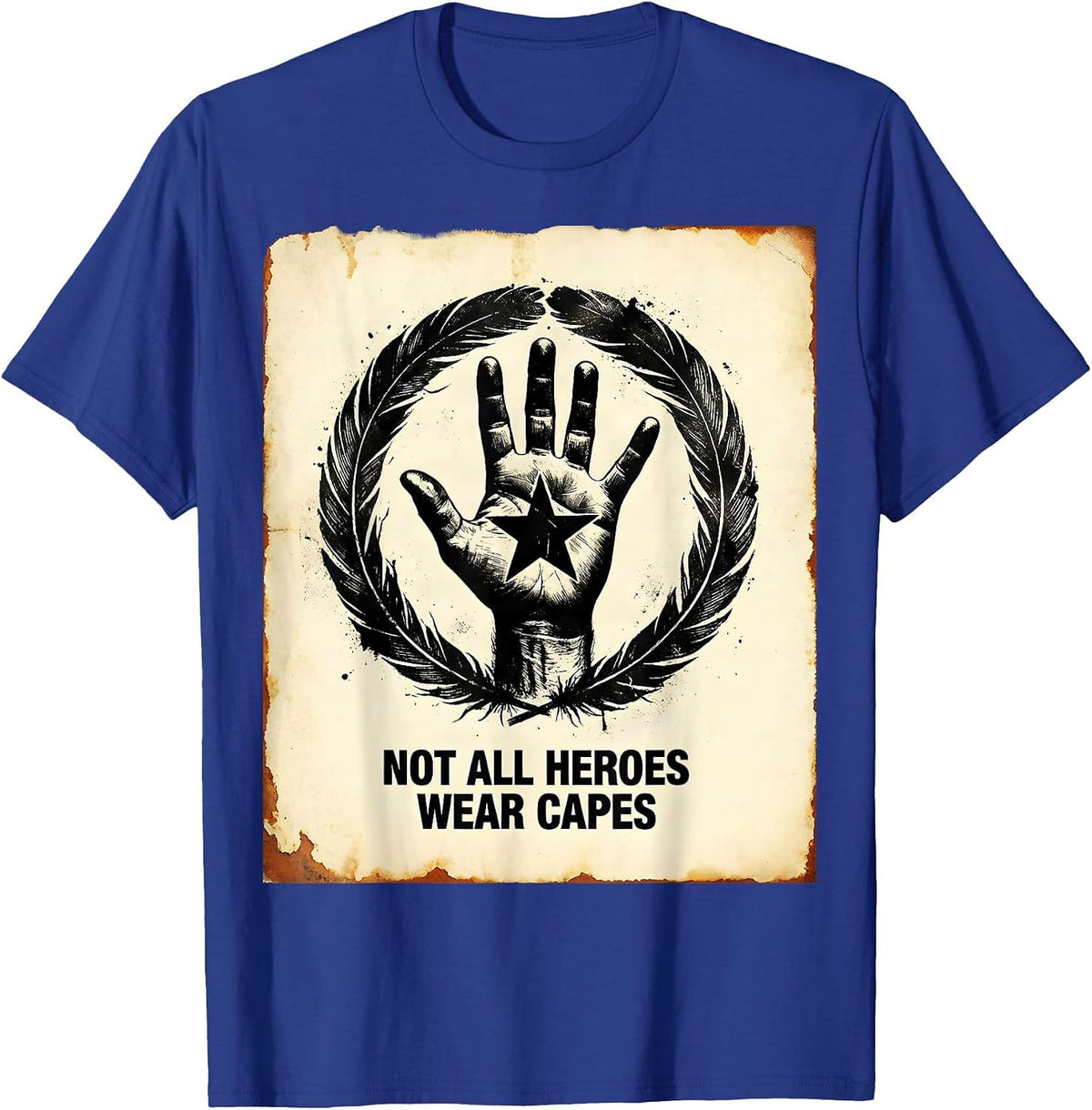 Not All Heroes Wear Capes Special Ed Teacher T-Shirt - Royal Blue