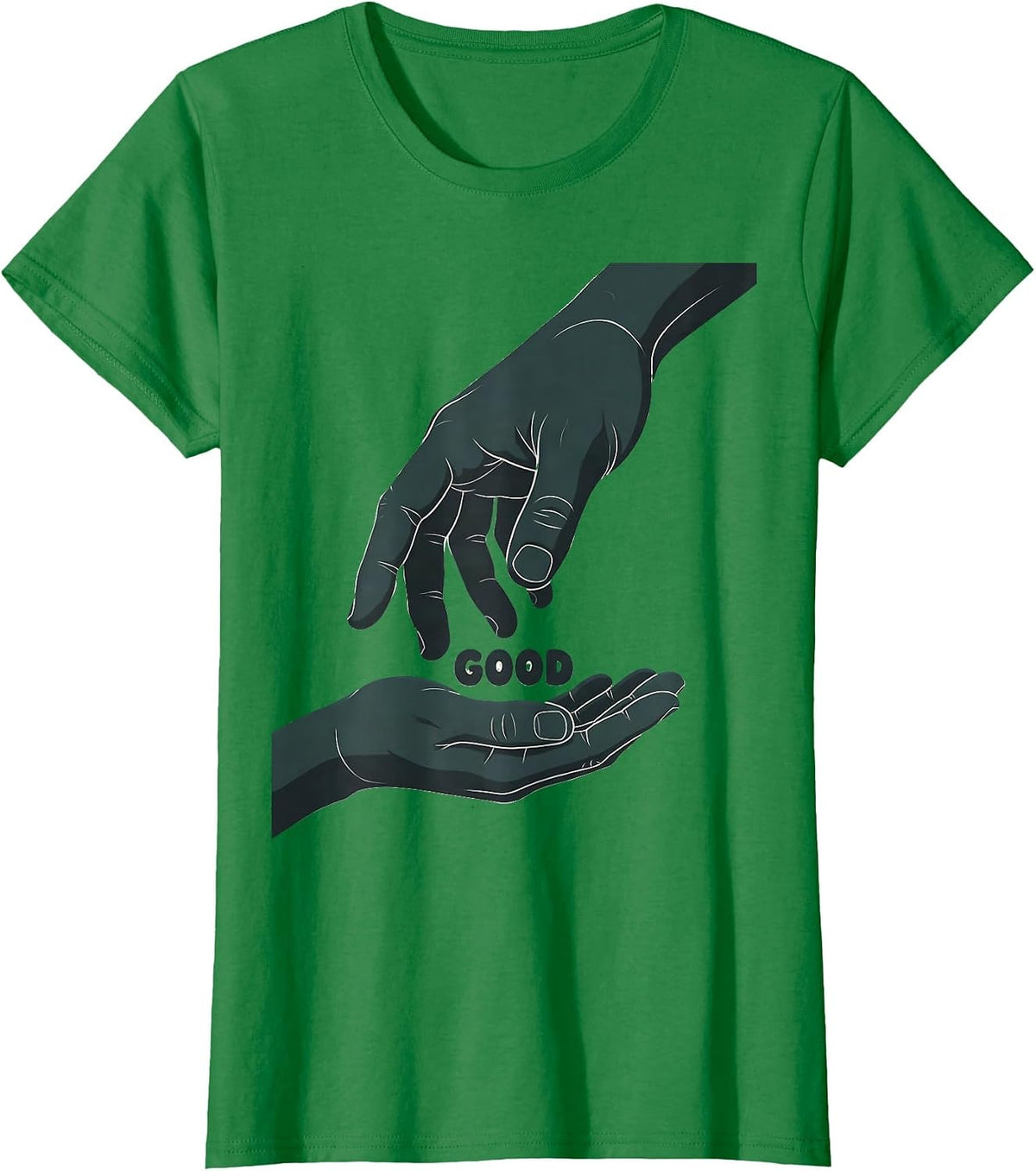 GOOD Minimalist ASL Sign Language Teacher Gift T-Shirt - Kelly Green