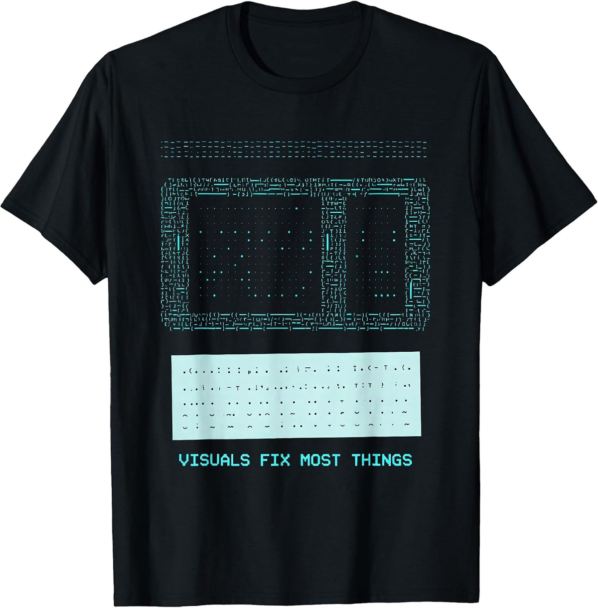 Men's Visuals Fix Most Things Special Education Teacher T-Shirt - Black