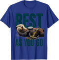 Rest As You Go Funny Sea Otter Animal Lover Humor T-Shirt - Royal Blue
