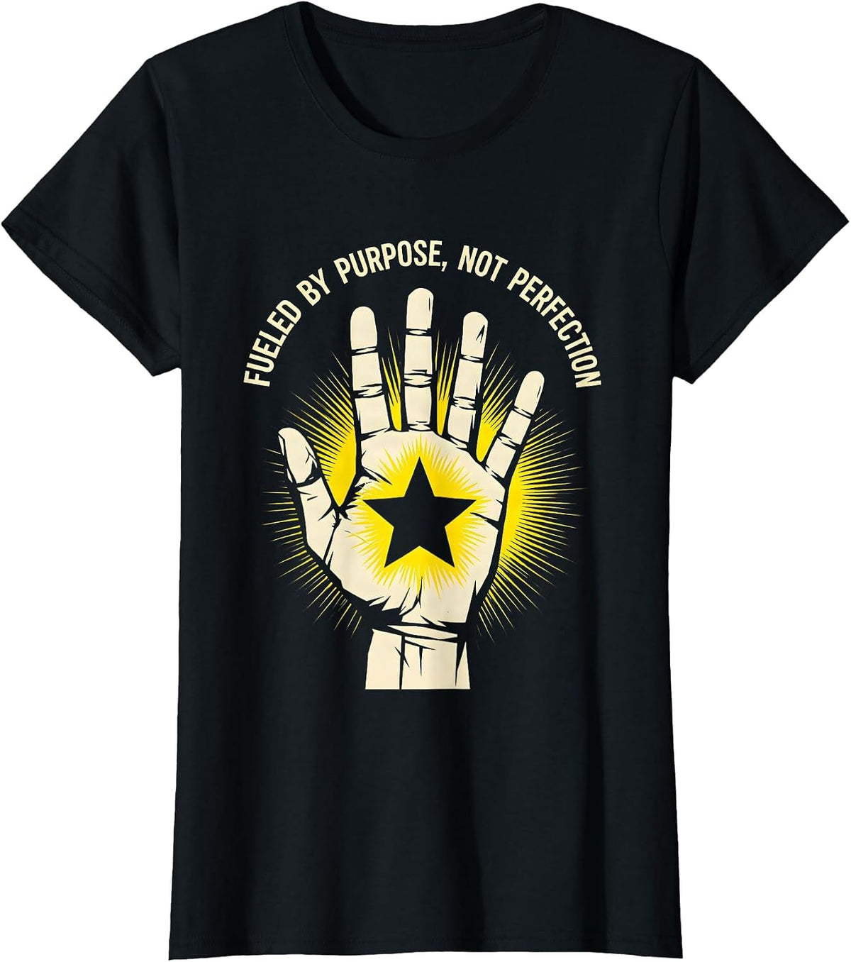 Fueled By Purpose Not Perfection Sped Teacher T-Shirt - Black