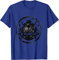 Y2K Starry Code Grunge Alt Vintage Celestial Teen T-Shirt - Royal Blue