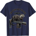 The Otter Has The Dock Tonight Funny Seattle Wildlife Lover T-Shirt - Navy Blue