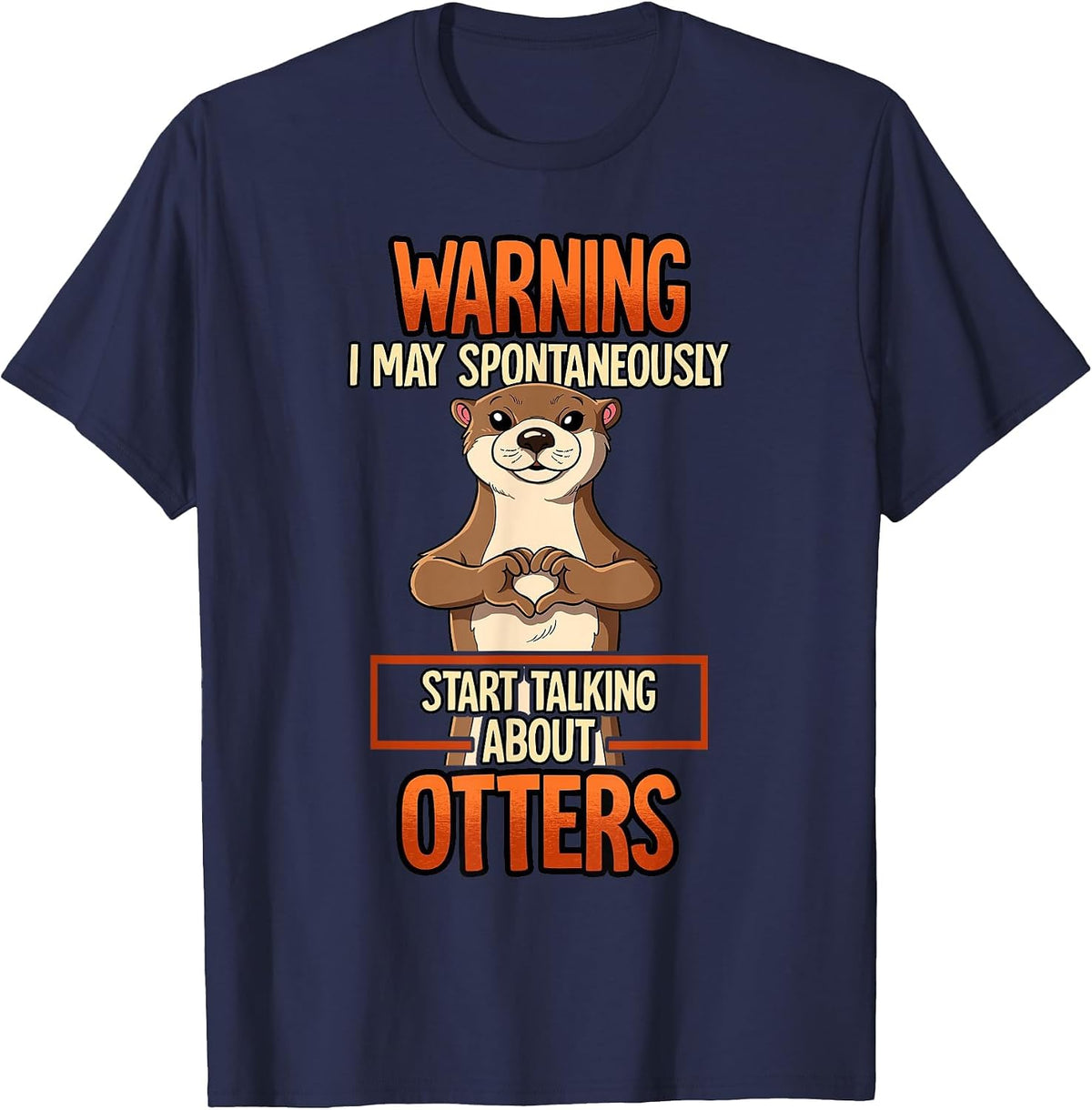 Otter T-Shirt - Navy Blue