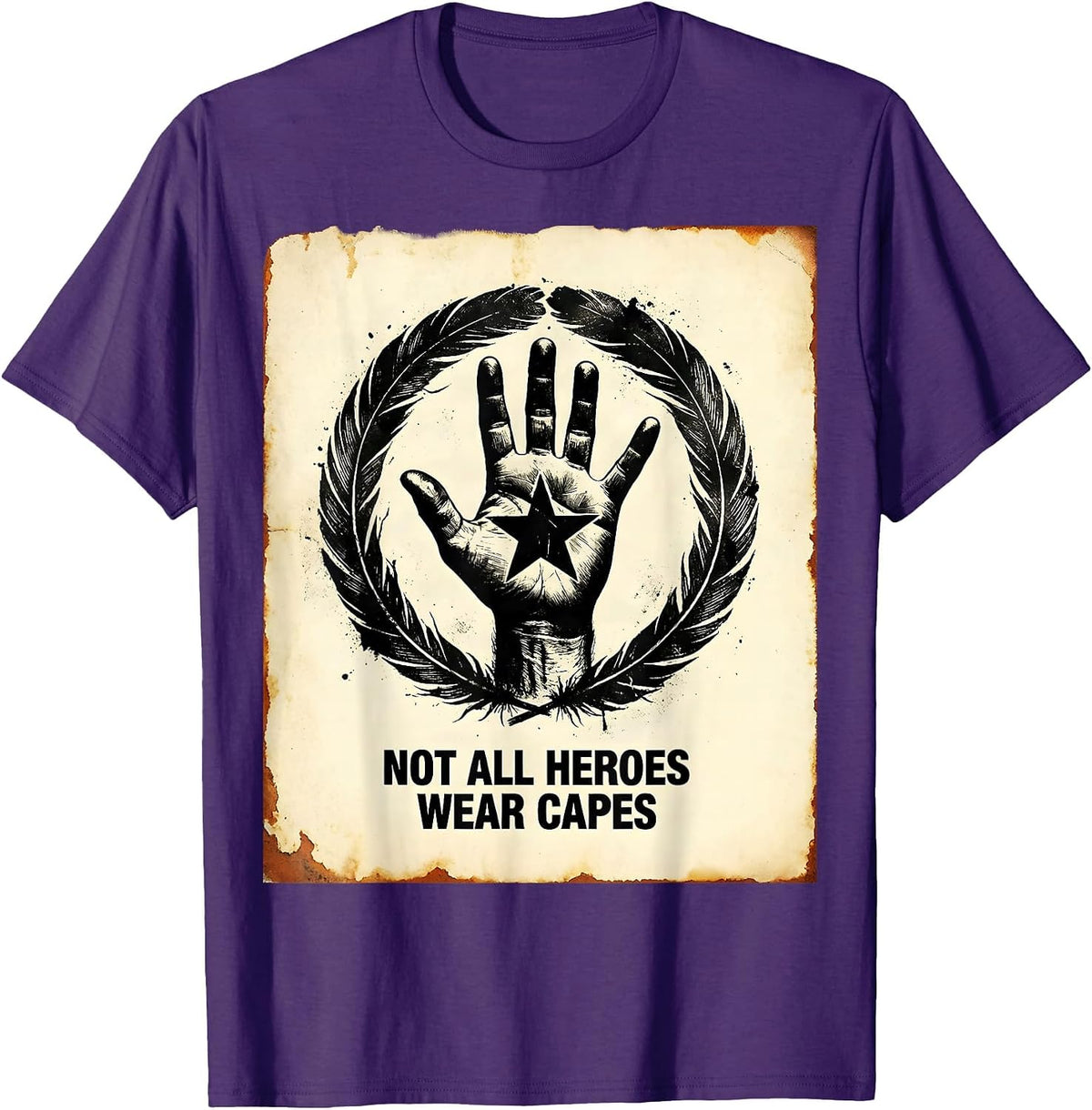 Not All Heroes Wear Capes Special Ed Teacher T-Shirt - Purple