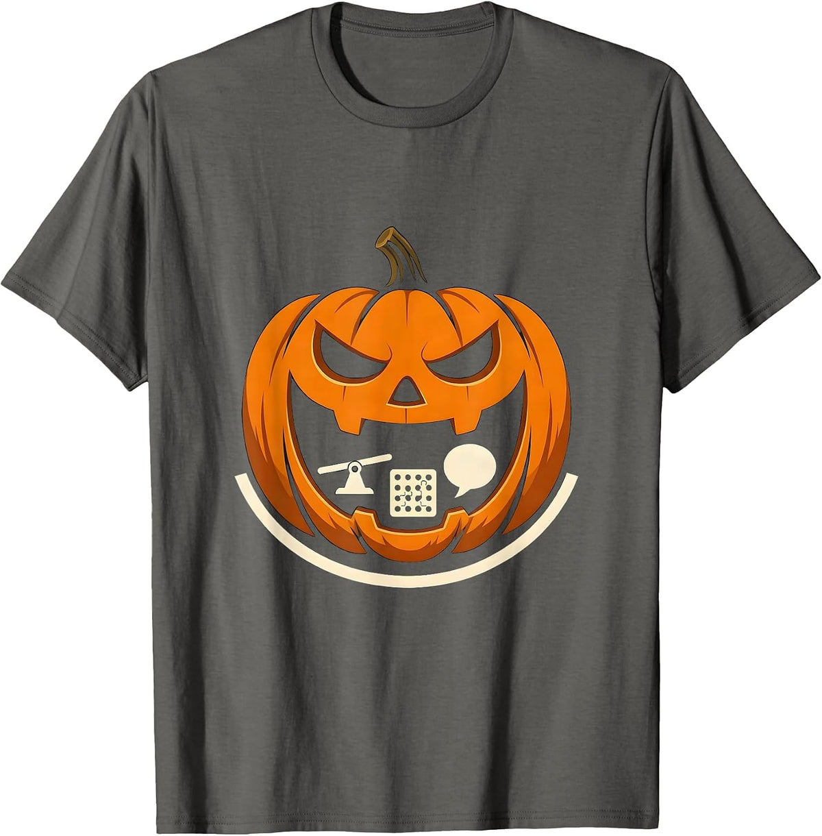 Men's Halloween Therapy Squad Silhouette Rehab Symbol Costume T-Shirt - Asphalt Grey