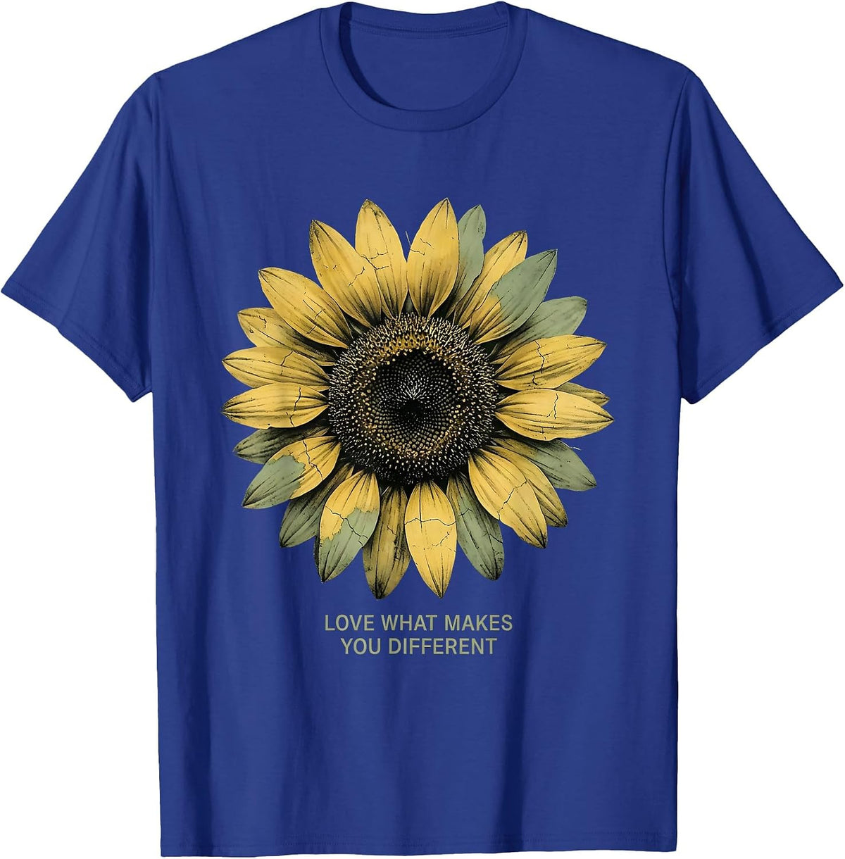 Men's Love What Makes You Different Sped Teacher T-Shirt - Royal Blue