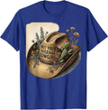 Not Your Average Cowgirl Western Graphic Design T-Shirt - Royal Blue