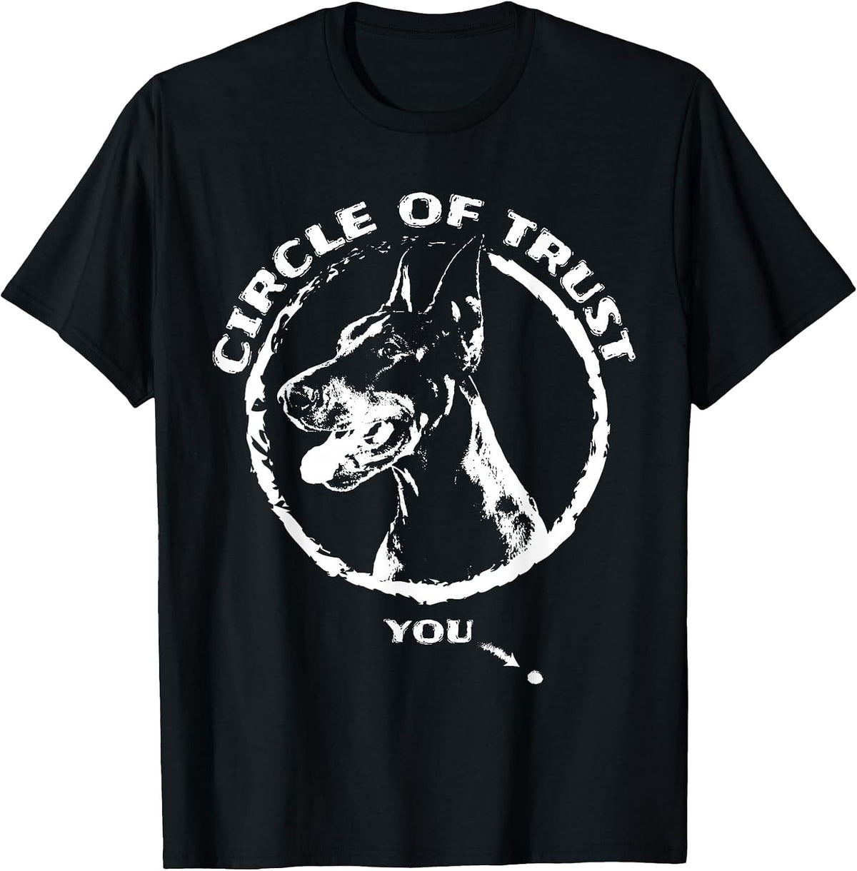 Doberman Pinscher T-Shirt, Men, Black, Small - As Pictured