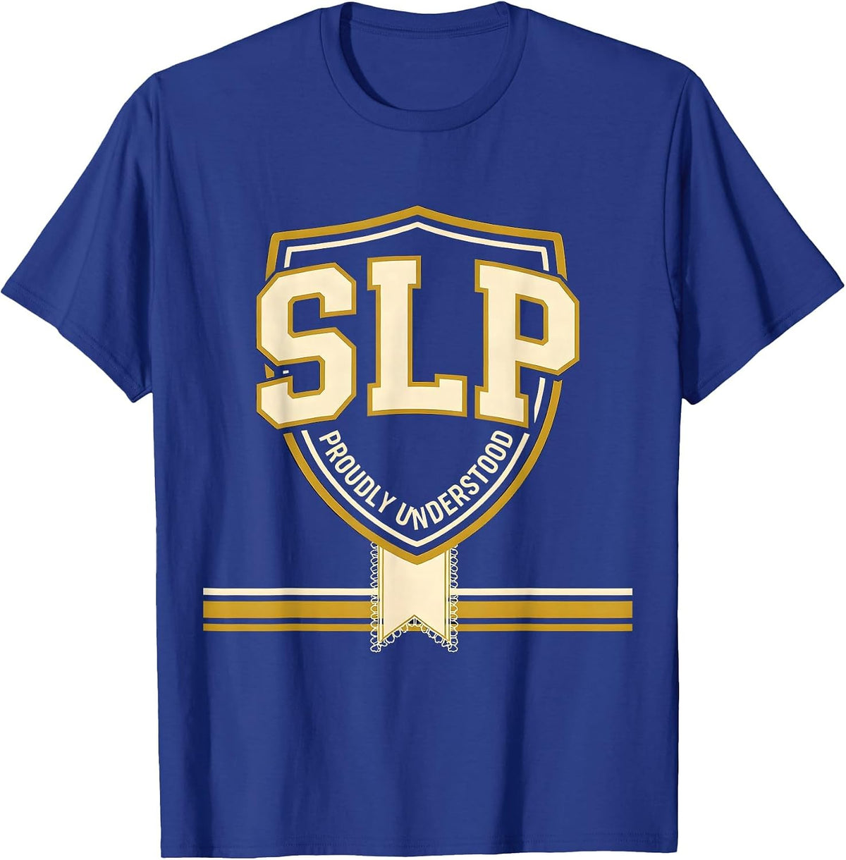 SLP Proudly Understood Bold Sporty Femme SLP Professional T-Shirt - Royal Blue