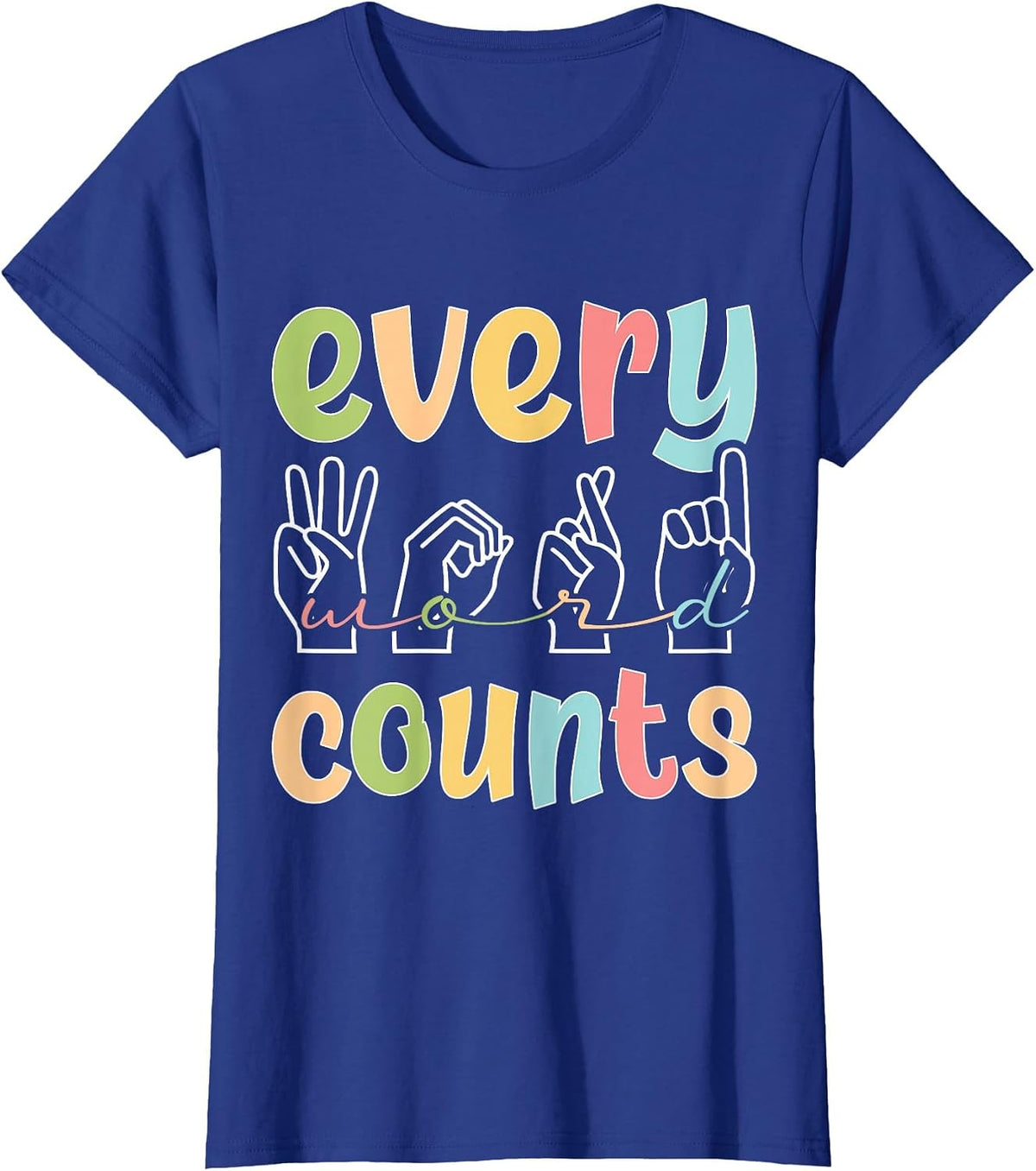 Speech Language Pathologist SLP Therapist T-Shirt - Royal Blue