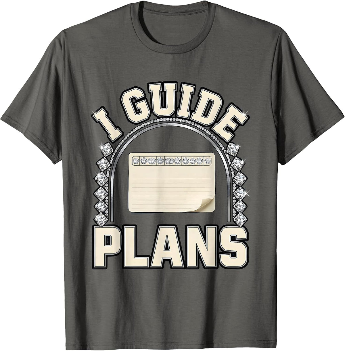 I Guide Plans Special Education Teacher Squad Appreciation T-Shirt - Asphalt Grey