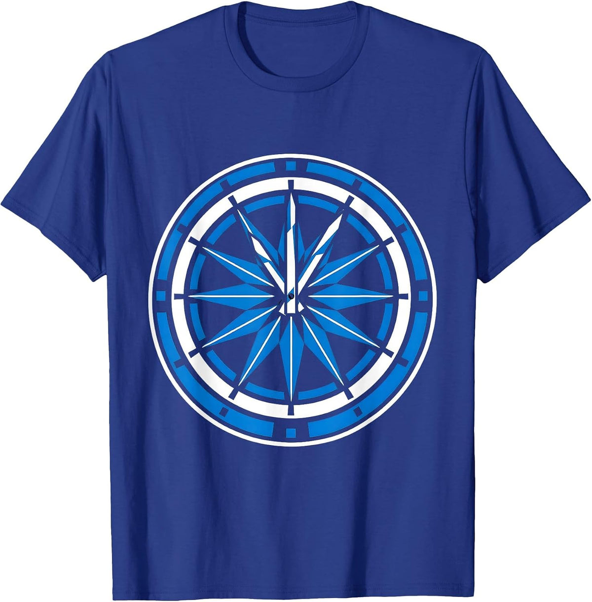 Y2K Millennium Countdown Clock Midnight Graphic T-Shirt - Royal Blue