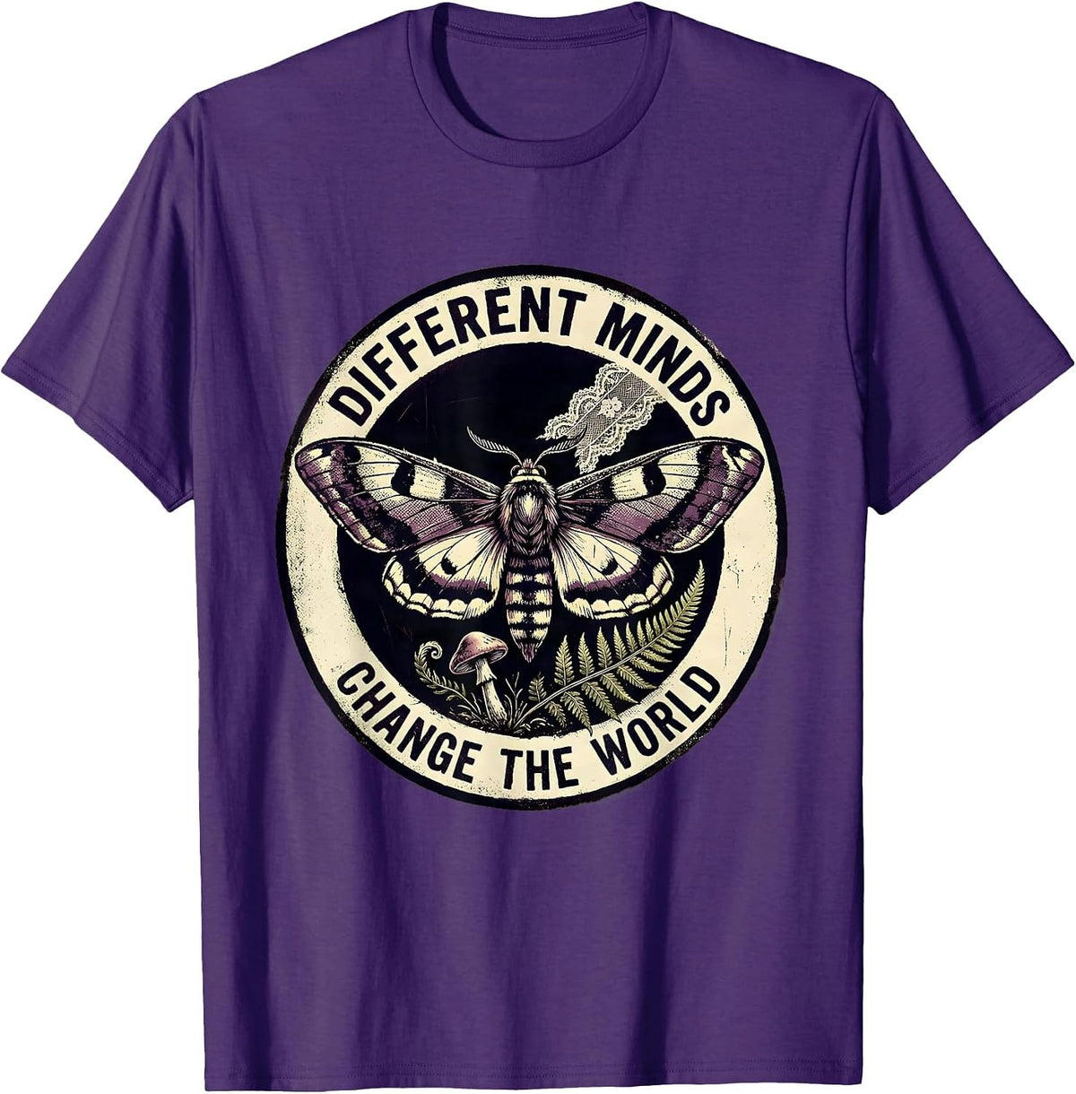 Different Minds Change The World Special Ed Teacher T-Shirt - Purple