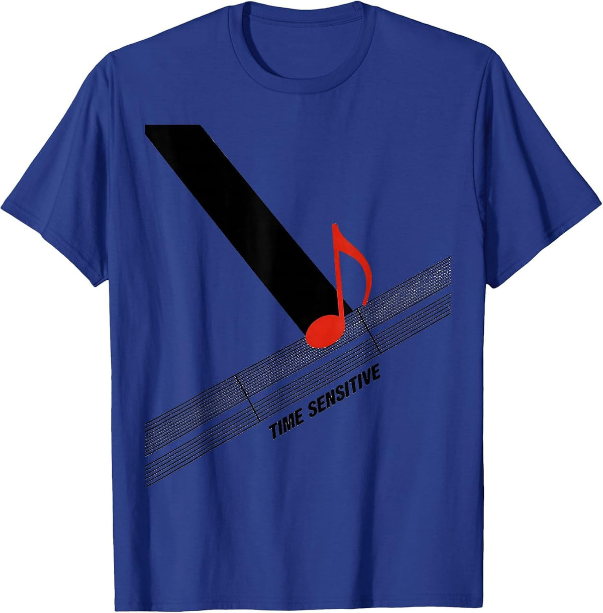 Men's Time Sensitive Funny Music Lover Musician Gift T-Shirt - Royal Blue