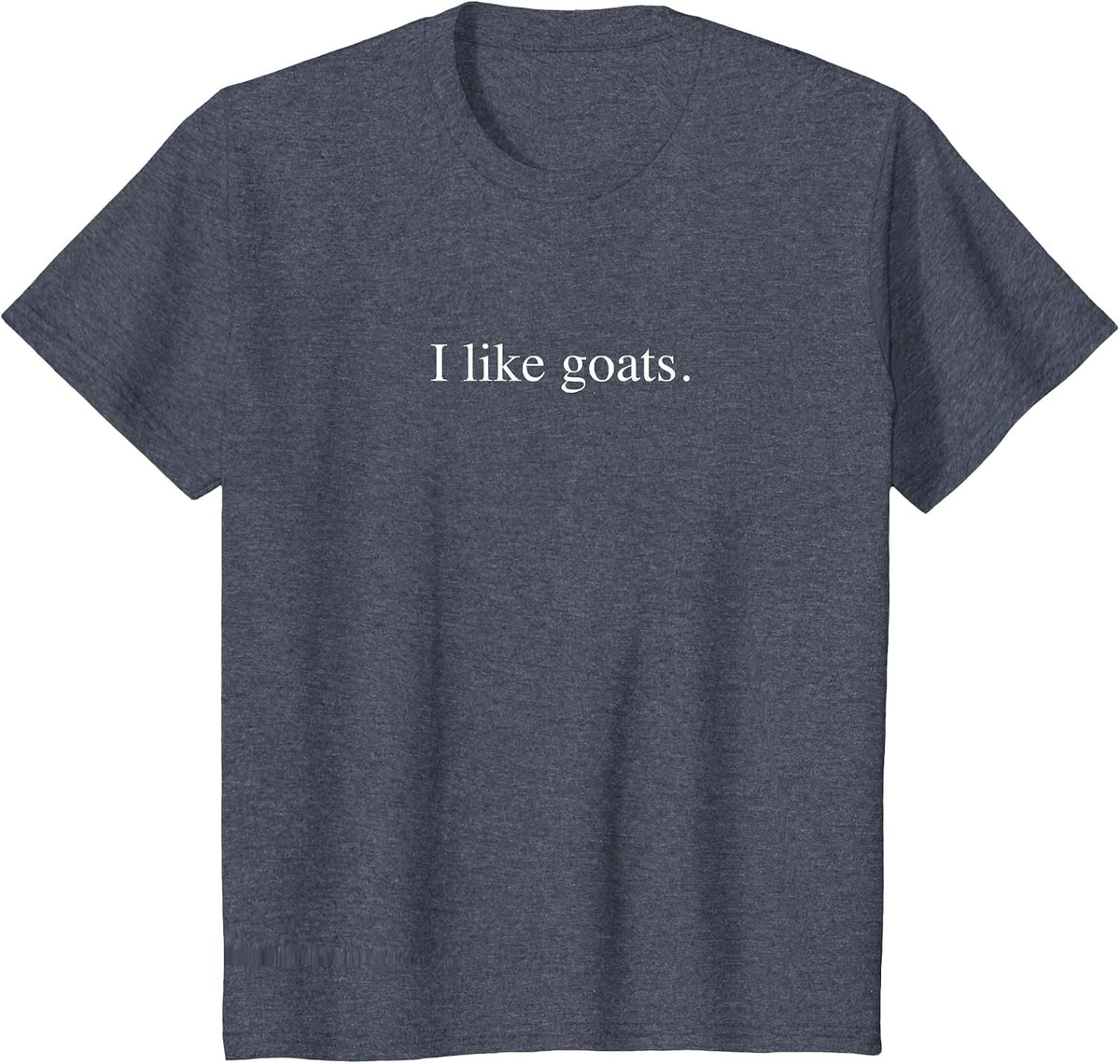 Mademark Goats T-Shirt - Heather Blue-i Like Goats