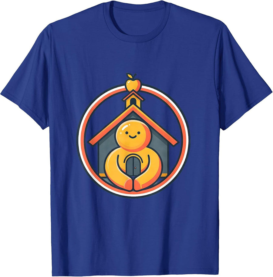 Third Grade Teacher School Number Eight Design T-Shirt - Royal Blue