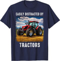 Funny Farm Tractor Saying for Driver Farming & Tractor Lover T-Shirt - Navy Blue