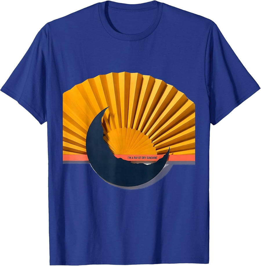 I'm A Ray Of Dry Sunshine Vintage Sun Humor Sarcastic T-Shirt - Royal Blue