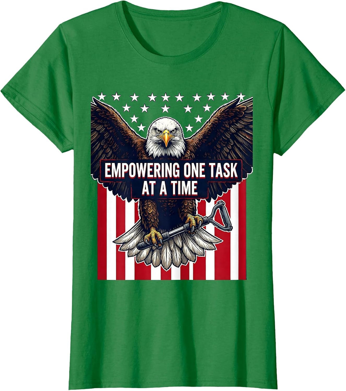 Women's Empowering One Task at a Time OT Design T-Shirt - Kelly Green