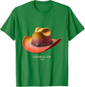 Men's Yeehaw All Day Long Cowgirl Design T-Shirt - Kelly Green