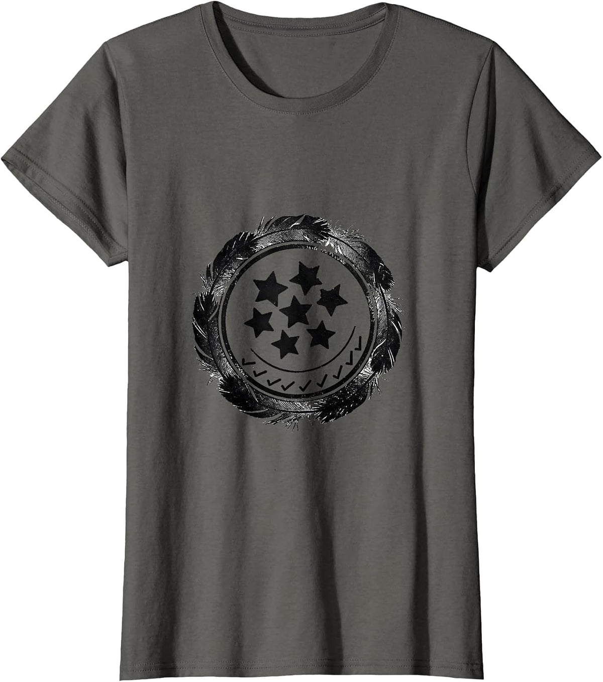 Women's Stamp Badge ABA RBT Therapist Occupational Pride T-Shirt - Asphalt Grey