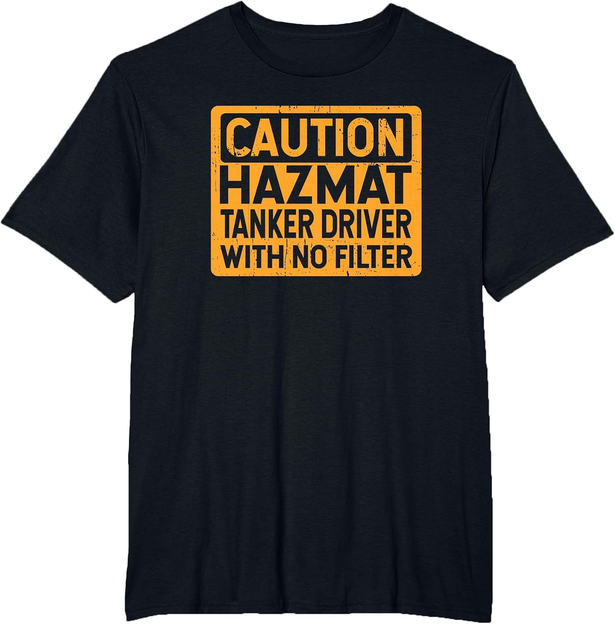 Dangerous Goods Tanker Without Filter T-Shirt - Black