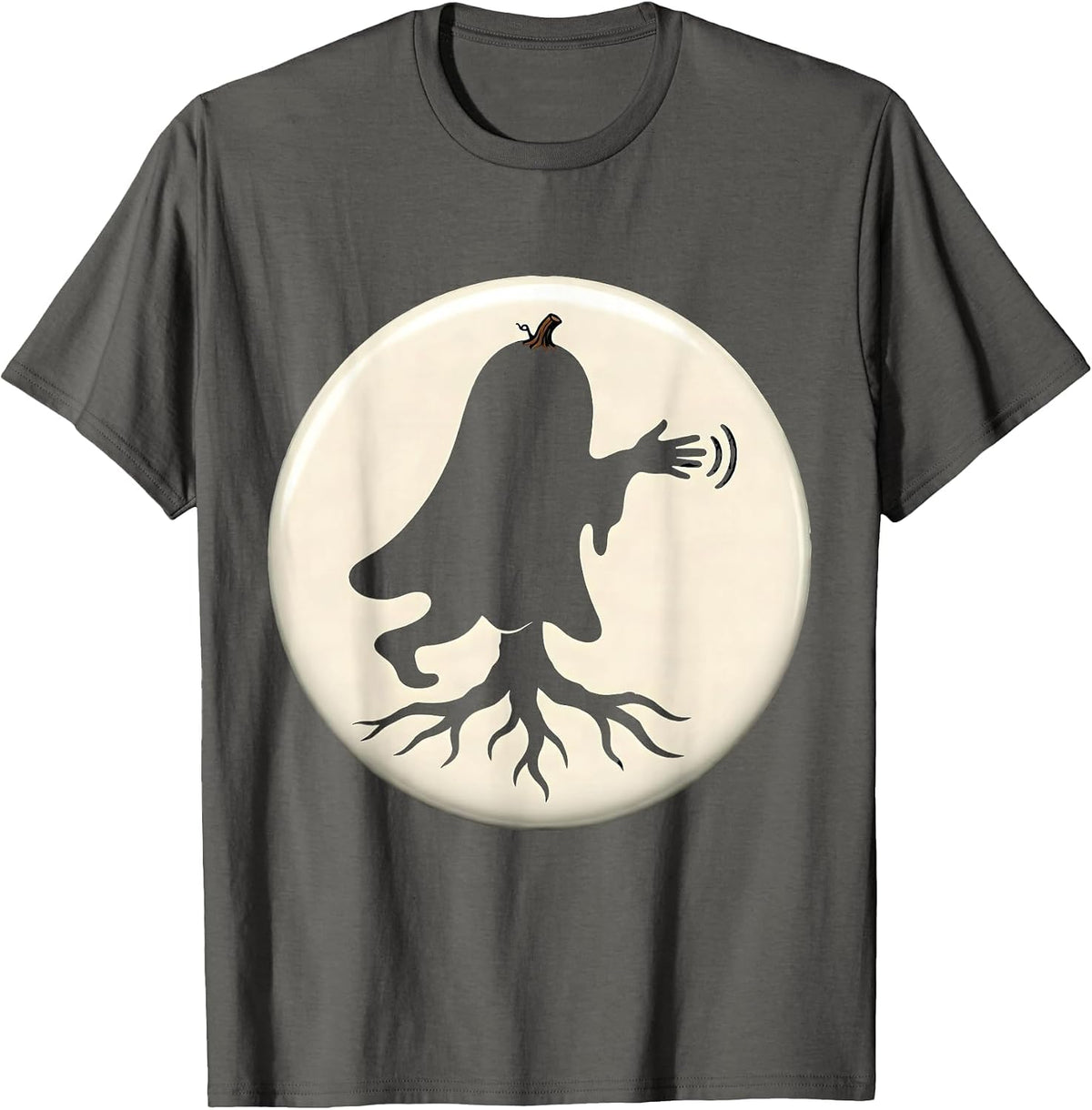 Halloween Ghost Therapy Squad Physical Therapist Costume T-Shirt - Asphalt Grey