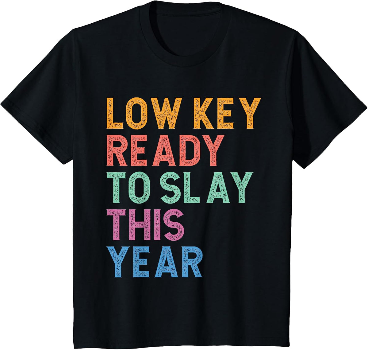 Gen Z Alpha Back to School Low Key Ready to Slay This Year T-Shirt - Black